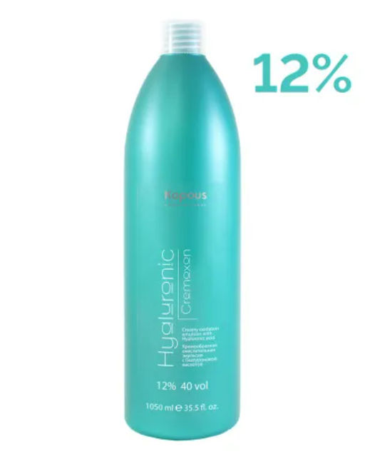 Кремообразная окислительная эмульсия Hyaluronic Cremoxon с Гиалуроновой кислотой 12%, 1050 мл - Kapous professional фото 2