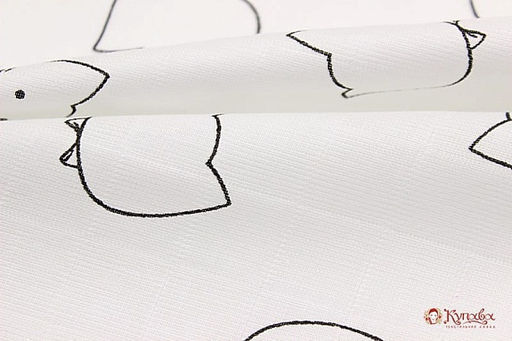 Муслин двухслойный Котики, ш.1.35м, хлопок-100%, 100гр/м.кв - Купава фото 2