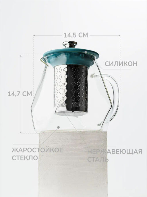 Чайник APOLLO genio Grape-Shape 820 мл фото 2