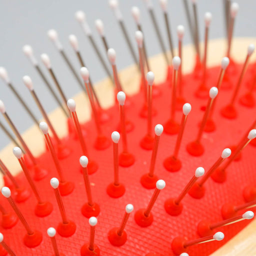 Двусторонняя щётка-расческа с деревянной ручкой, 7 х 21 см - Пижон фото 4