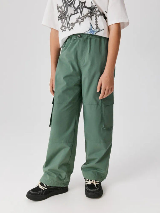 ACOOLA / Брюки на подкладке детские для мальчиков Godo серо-голубой фото 5