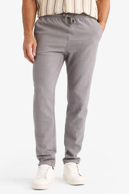 %100 Pamuk Relax Fit Rahat Kesim Yazl_k M_slin K_sa Pa_a Jogger Pantolon