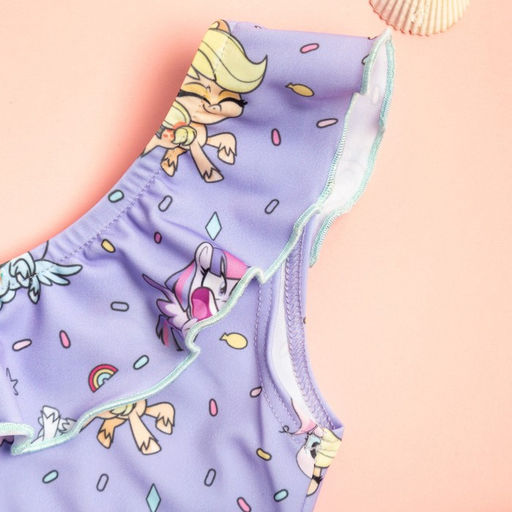 Купальник для девочки раздельный KAFTAN «Пони», фиолетовый, размер 30 (98-104 см)