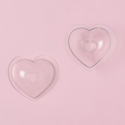 Набор молдов Доляна Сердца, 3 шт., 11.2?10.5?9.5 / 9?7.7?6.5 / 7?5.5?4.5 см, прозрачный  фото 5