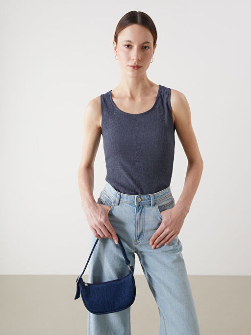 U Yaka ?izgili Kad?n Atlet