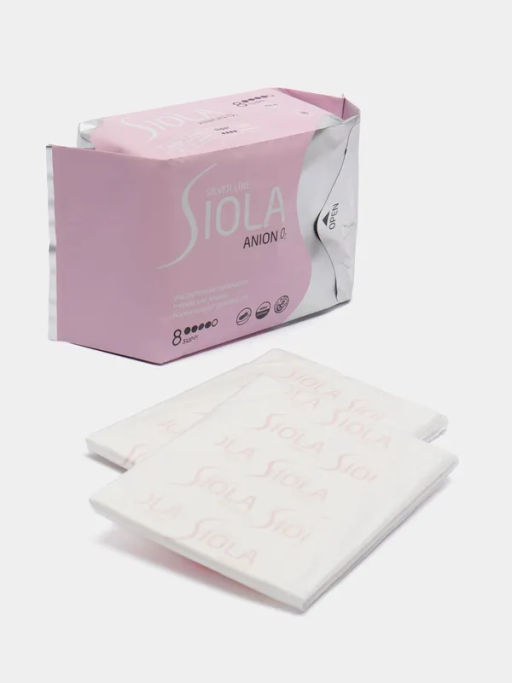 SIOLA Silver Line прокладки ультратонкие с анионным вкладышем Super 8шт
