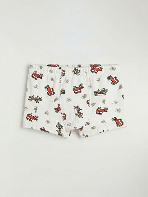 Bask?l? Erkek ?ocuk Boxer 3l? - Waikiki фото 2