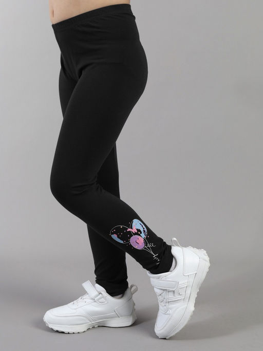 CRB wear / CSKG 70547-22-432 Брюки модель легинсы для девочки,черный/Ex.Cherubino