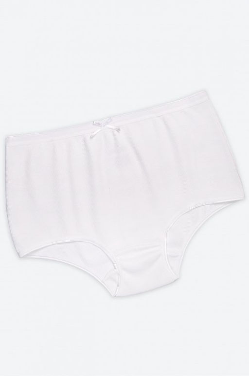 Женские трусы-шортики в рубчик с высокой посадкой Baykar  фото 12