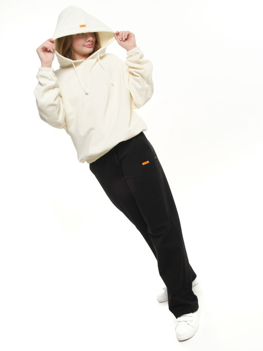 Комплект для девочки 22-7496 молочный|черный