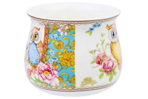 Кружка 250 мл 11*8,5*7 см Совушки, бочонок, NEW BONE CHINA - Elan gallery фото 4