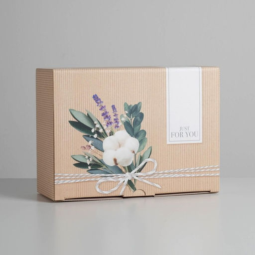Коробка‒пенал, упаковка подарочная, «Just for you», 26×19×10 см