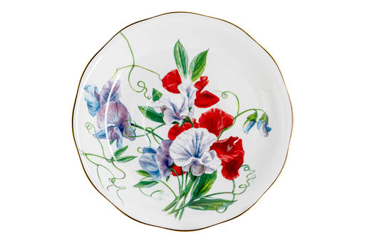 Пара чайная, 2 перс, 4 пр, 180 мл, белая, с золотистым кантом, Душистый горошек, Summer garden - Anna lafarg фото 6