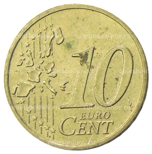 Монета 10 евроцентов 2002 года A Германия