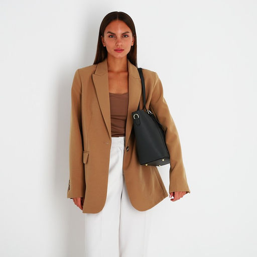 Сумка-шопер на молнии, цвет серый - Simaland фото 8