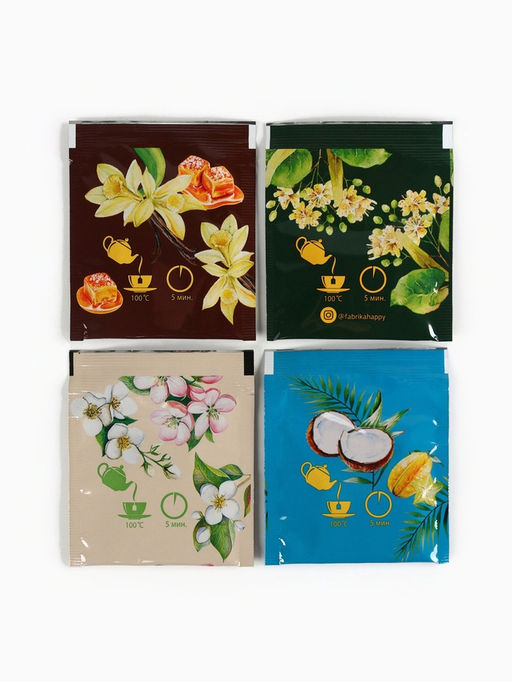 Чай в пакетика С Новым годом! в конверте, 7,2 г (4 шт . х 1,8 г). - Фабрика счастья фото 24