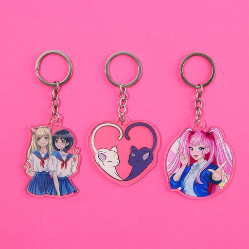Брелок «Аниме», набор 3 шт.