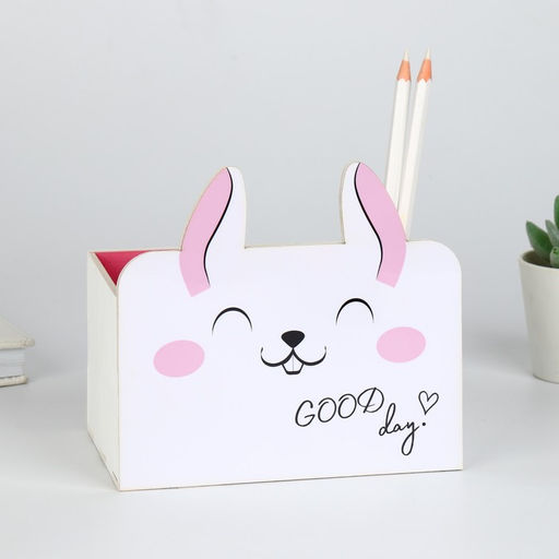 Органайзер для канцелярии, составной «Зайчик», 15×10×8 см