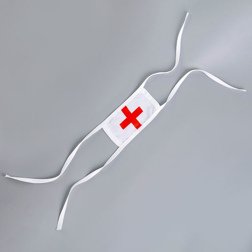 Карнавальный набор «Военная медсестра»: косынка, накидка, повязка, сумка, значок