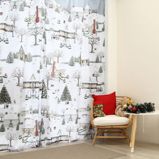 Шторы Этель Winter countryside, 145?260 см, 2 шт., 140 г/м?