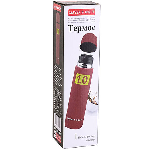 31486 Термос 1л нерж/сталь MB (х24) - Mayer&boch фото 4