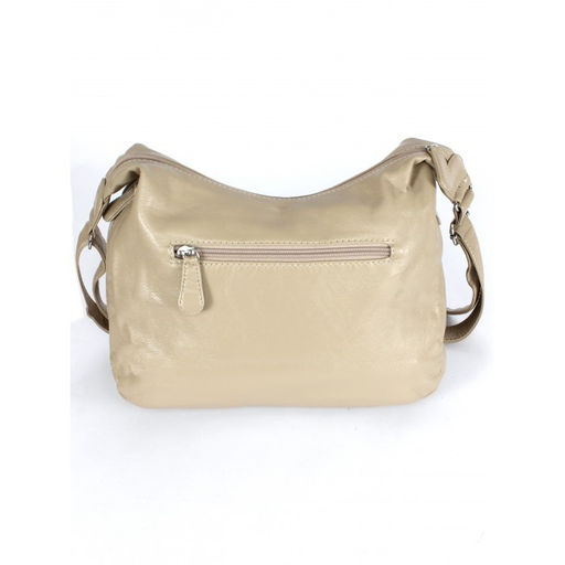 Сумка женская искусственная кожа Guecca-102, 1отд+карм/пер, плечевой ремень, бежевый SALE 264026 - Adelia фото 2