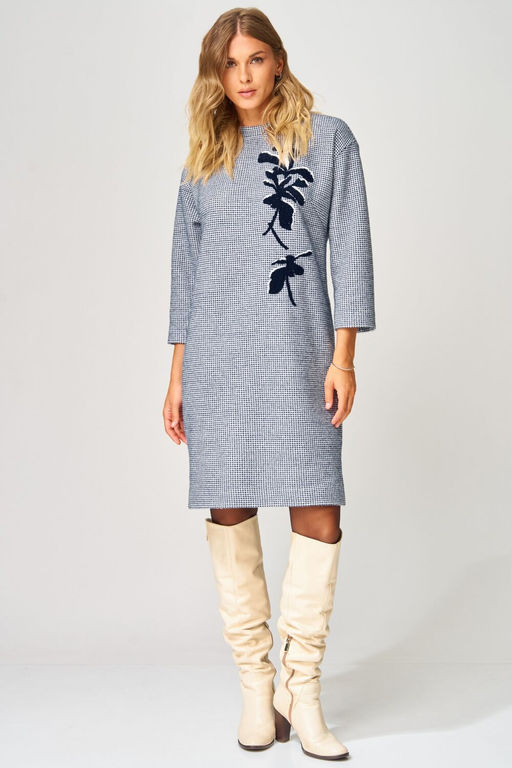 Платье LAIKONY 183 сине-белый фото 3