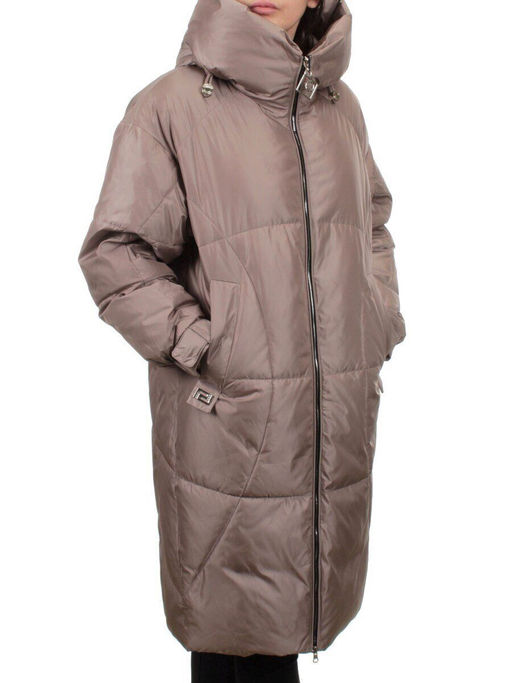 118 LILAC/BEIGE Пальто зимнее женское (холлофайбер 200 гр.)