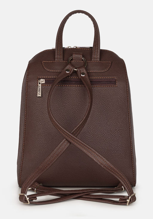 Рюкзак Модель №1528 | кожзам | зернистая | коричневый | Р900-2 | 31844 - L-craft фото 3