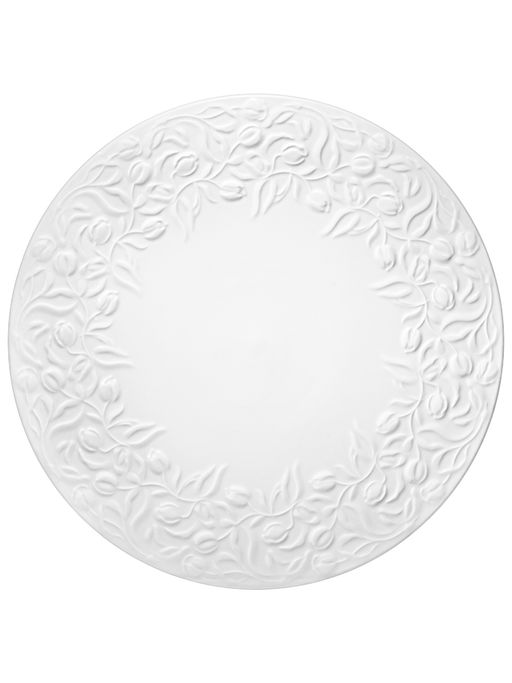 Блюдо для торта на ножке 25,5*25,5*8 см Тюльпаны, фарфор - Elan gallery фото 3