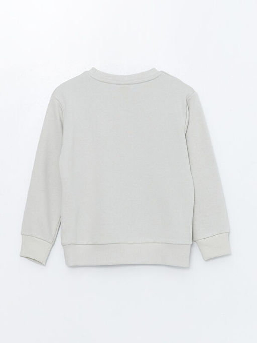 Bisiklet Yaka Uzun Kollu Erkek ?ocuk Sweatshirt