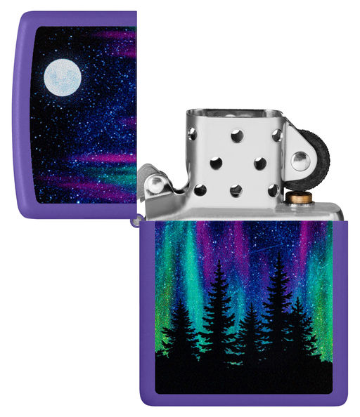 Зажигалка ZIPPO Ночь в лесу | Night In The Forest 48565  фото 4