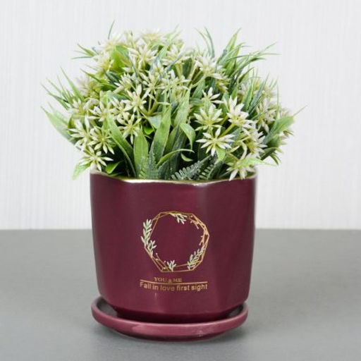 Цветочная композиция Зелень 19 см / 0213-109 /уп 48/ - Галеонтрейд фото 2