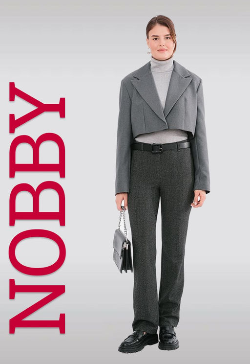 NOBBY, Женские брюки 60-118 (клетка)  фото 7