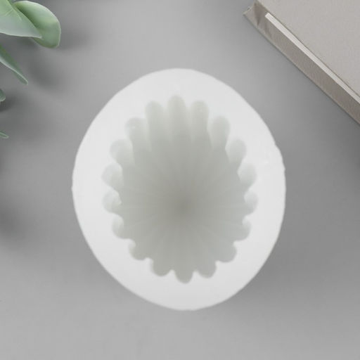 Молд силикононовый «Столбик. Полоски вертикальные» 4,8 х 4,8 х 7,5 см