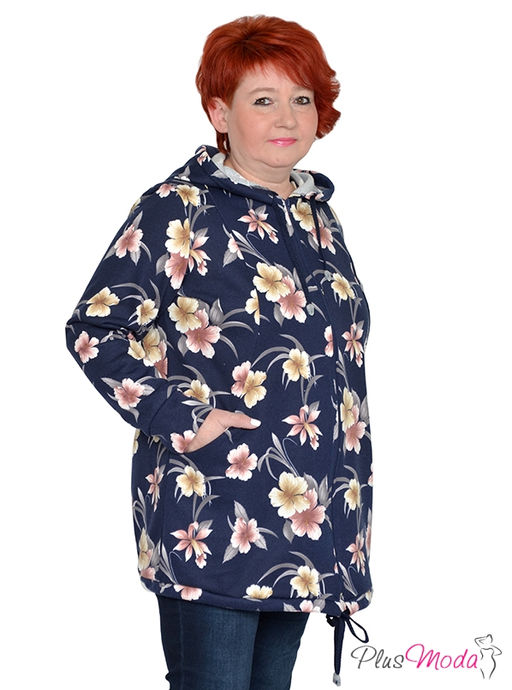 Толстовка Модель №1533 размеры 44-84 - Plusmoda фото 4