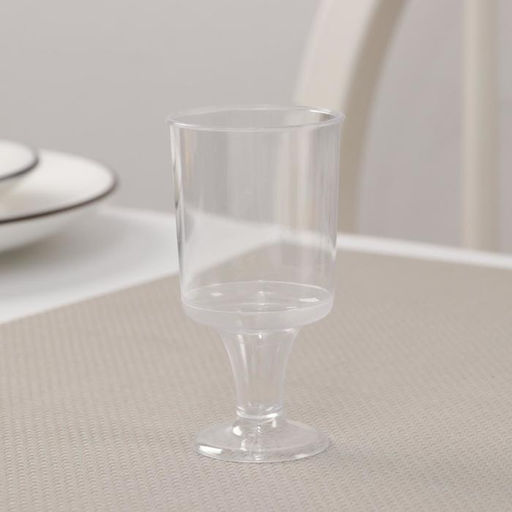 Набор одноразовой посуды премиум Доляна Фуршет, 4 персоны, тарелки, вилки, стаканы 200 мл, рюмки 100 мл, салфетки  фото 4