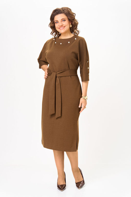 Платье Bonna Image 997/3 горчичный