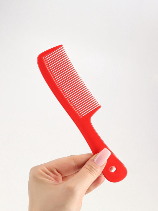 Цена за 6 шт. Расчёска, 18 (±1) × 4 см, МИКС