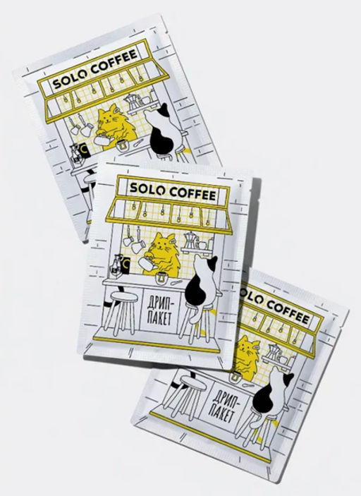 Дрип кофе Solo Coffee Колумбия Супремо (Молотый кофе в дрип-пакетах) 6шт*13гр  фото 2