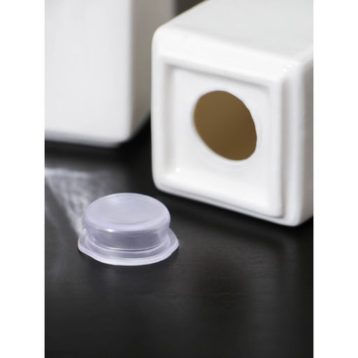 Набор для специй на бамбуковой подставке BellaTenero, 3 предмета: солонка 60 мл, перечница 50 мл, салфетница, фарфор, белый  фото 6