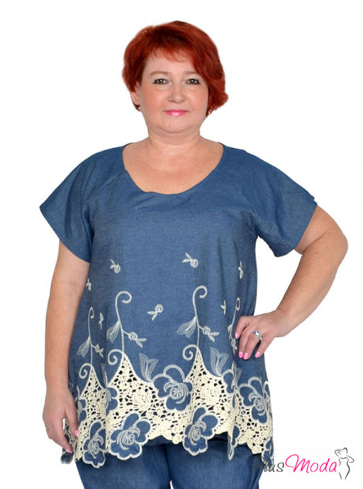 Туника Модель №1495 размеры 44-84 - Plusmoda фото 6