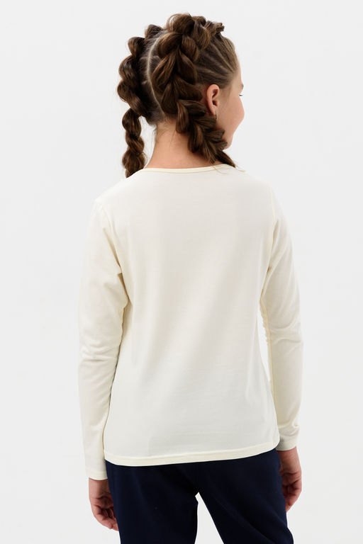 Шарм блузка длинный рукав детская