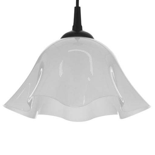 Люстра «Ирис» 1×15 Вт Е27 МОДЕЛЬ: BR=00260 черный/белый 28×28×14 см