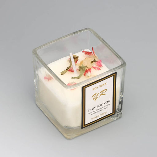 Ароматическая свеча в стакане Soy Wax, морская соль и шалфей