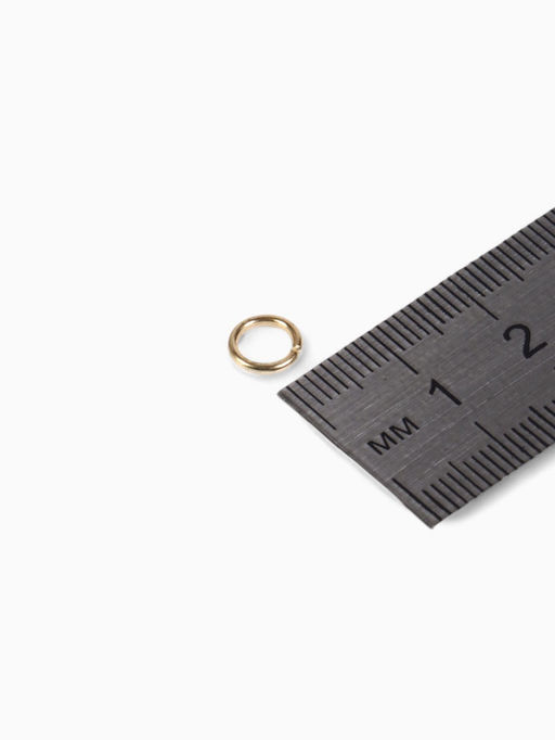 Кольцо соединительное 1?7 мм (набор 50 г,  410 шт.) СМ-982, цвет золото