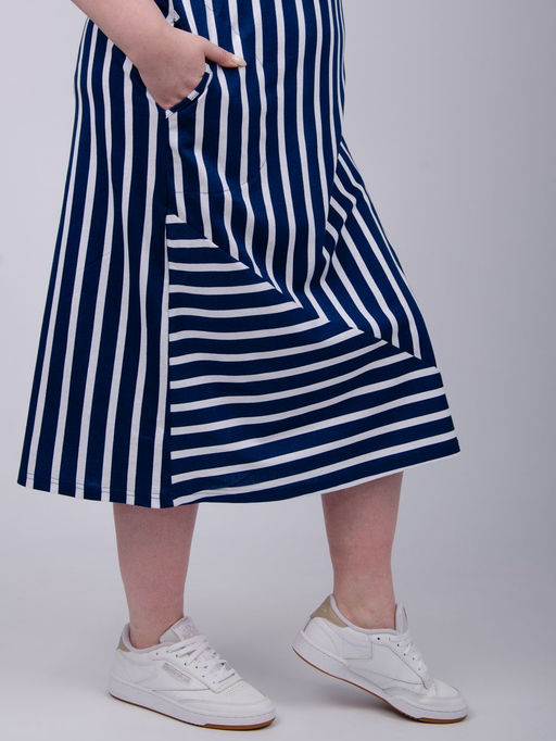 Туника "Пари" полоса, трикотаж