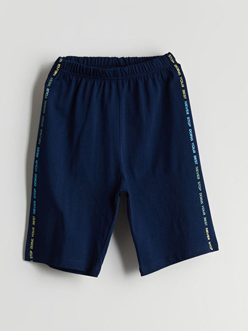 Beli Lastikli Erkek ?ocuk Pijama ?ort