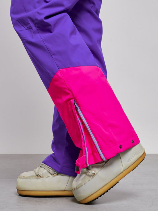 Горнолыжный комбинезон женский зимний фиолетового цвета 2327F - Chunmai фото 18