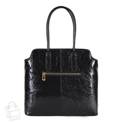 Сумка женская кожаная 6069Q black Polina&Eiterou  в Новосибирске
